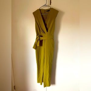 New York & Company Celery Green Jumpsuit